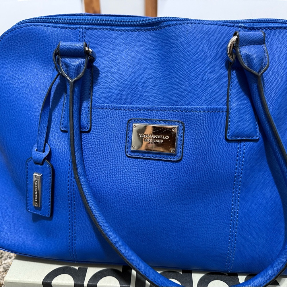 Tignanello Vibrant Blue Satchel